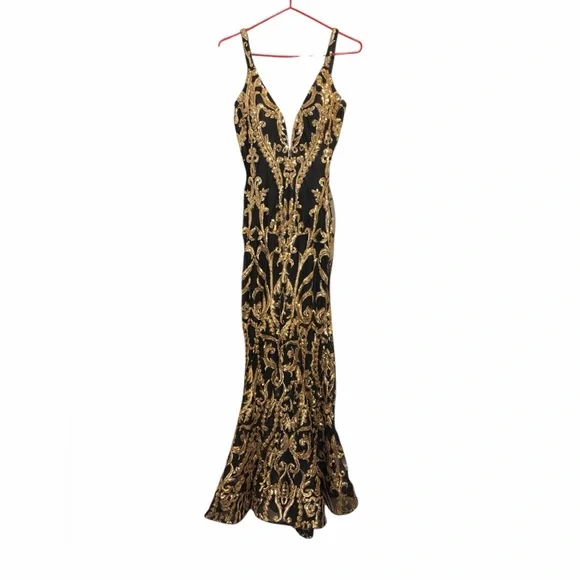 green emerald velvet dress Jovani 43623 – Mia Bella The Label